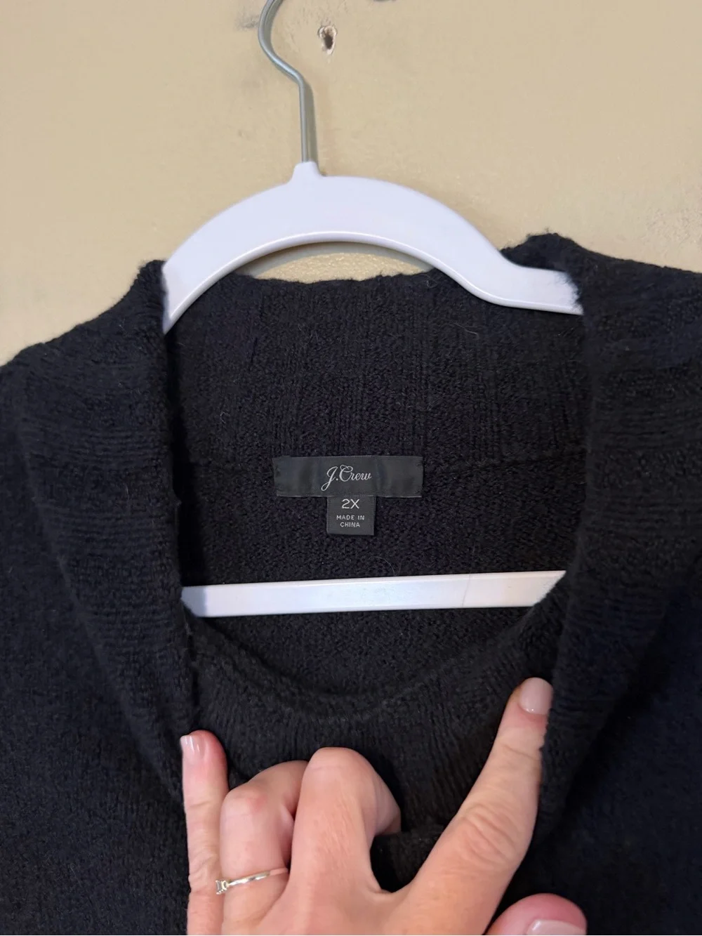 J. Crew Mock neck Sweater in Super Soft Yarn